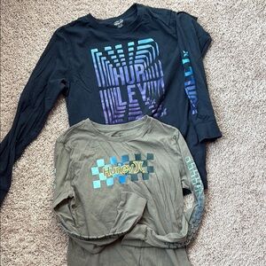 2 Boys XL Hurley tees